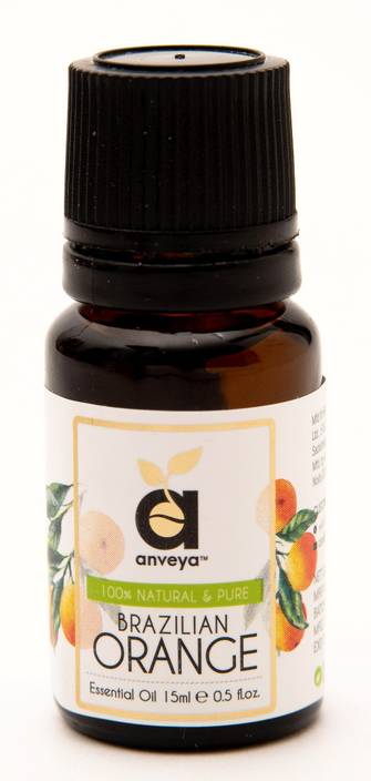 Anveya Orange Essential Oil 15 Ml 100 Natural Pure For Skin