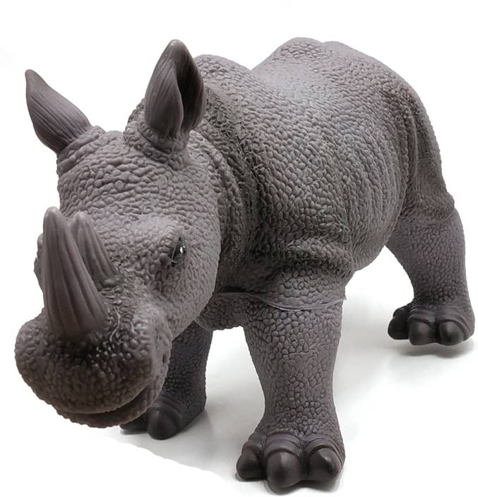Nextdoorcart Rhino Toy For Kids Rubber Toy Rhino Toy For Kids