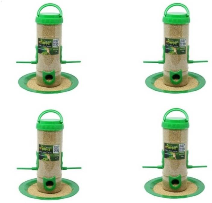 Amijivdaya Small Bird Food Feeder With Holding Handle Window Bird