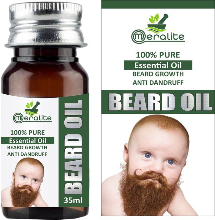 Meralite Beard Growth Oil For Men 100 Natural Essential Oils Hair Oil