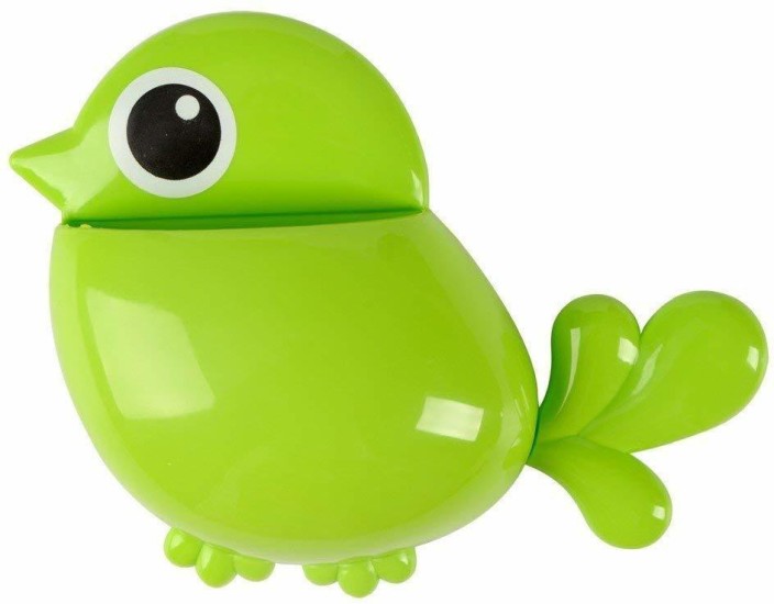 Frog Toothbrush Holder with 4 Suction Cups Green Green
