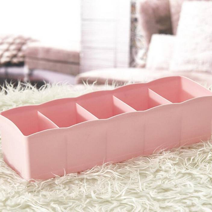Anshuman Plastic Drawer Organizer Bra Underwear Closet Bin