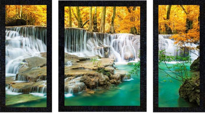 Poster N Frames Set Of 3 Landscape Scenery Of Vastu