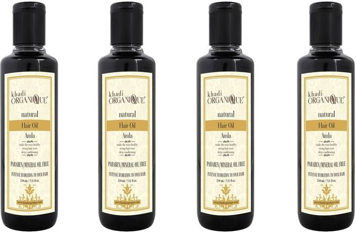 Khadi Organique Herbal Natural Amla Hair Oil Paraben Mineral Oil