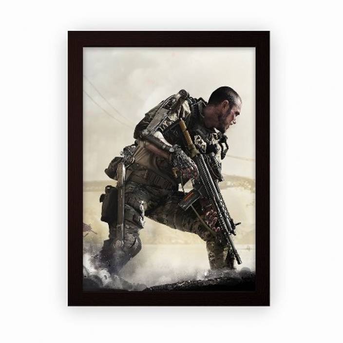 Call Of Duty Framed Poster For Wall Hanging Or Desk Matte Laminated Call Of Duty Framed Poster For Wall Hanging Or Desk Matte Laminated 24x18cm