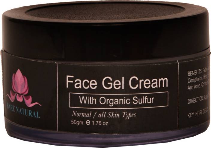 Bare Natural Face Gel Cream Price In India Buy Bare Natural Face