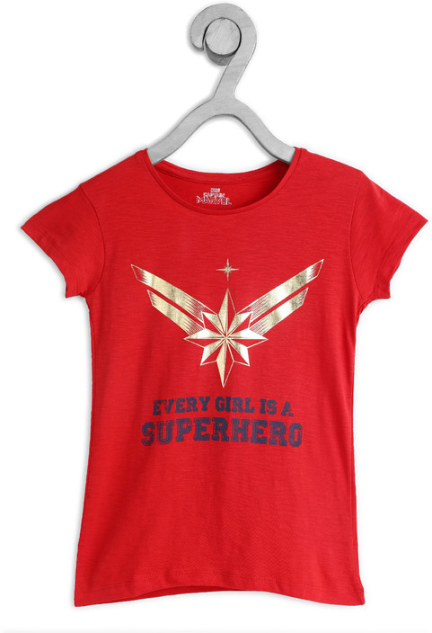 girls captain marvel t shirt