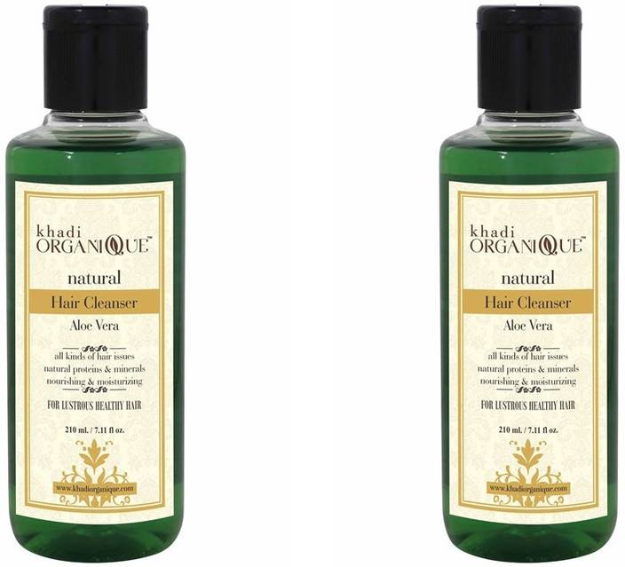 Khadi Organique Herbal Natural Aloe Vera Hair Cleanser Shampoo