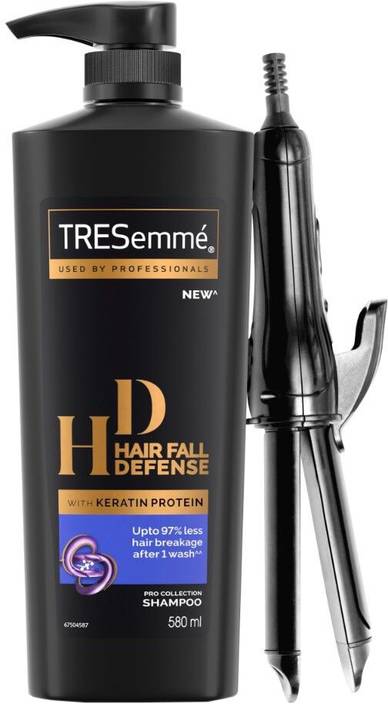 Tresemme Hair Fall Defense Shampoo With 2 In 1 Hair Straightener And