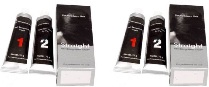 B W All Black Hair Straightening Cream For Saloon Women Men