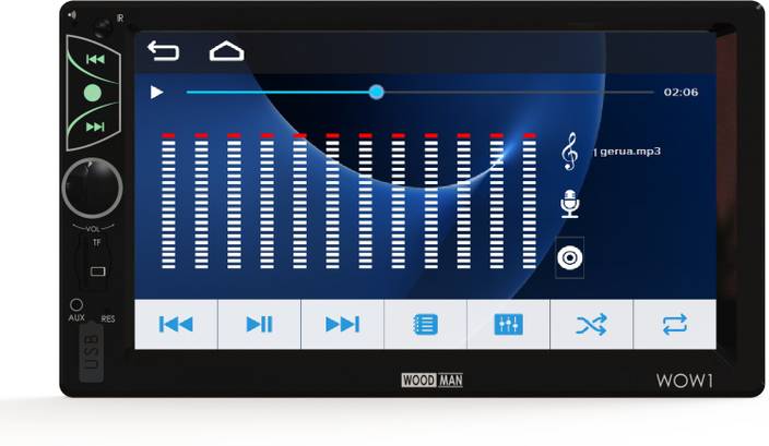 Woodman Wow1 Mp5 Touch Screen Car Music System With Steering Wheel