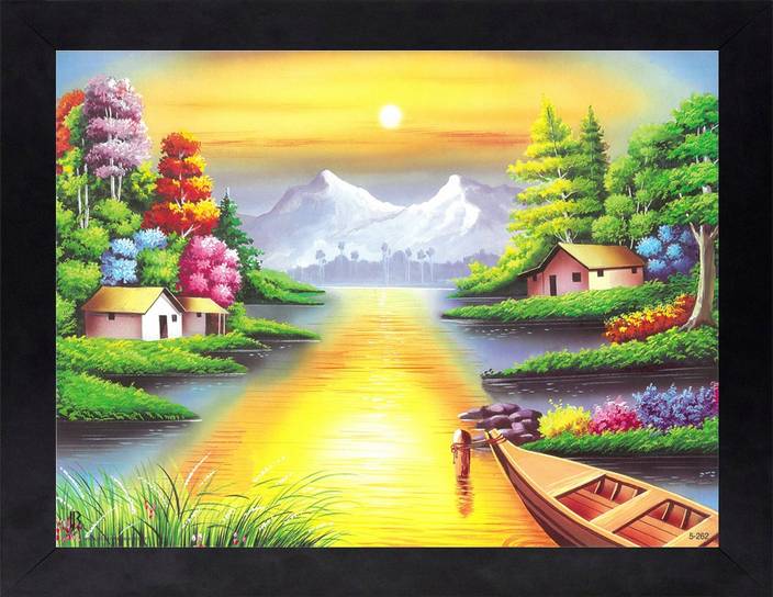Craftsfest Craftsfest Sunset Scenery Digital Painting Ink 14