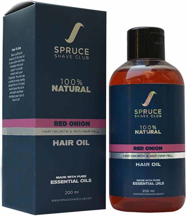 Spruce Shave Club Onion Hair Growth Oil 200ml 100 Natural 13 Natural Oils Hair Oil