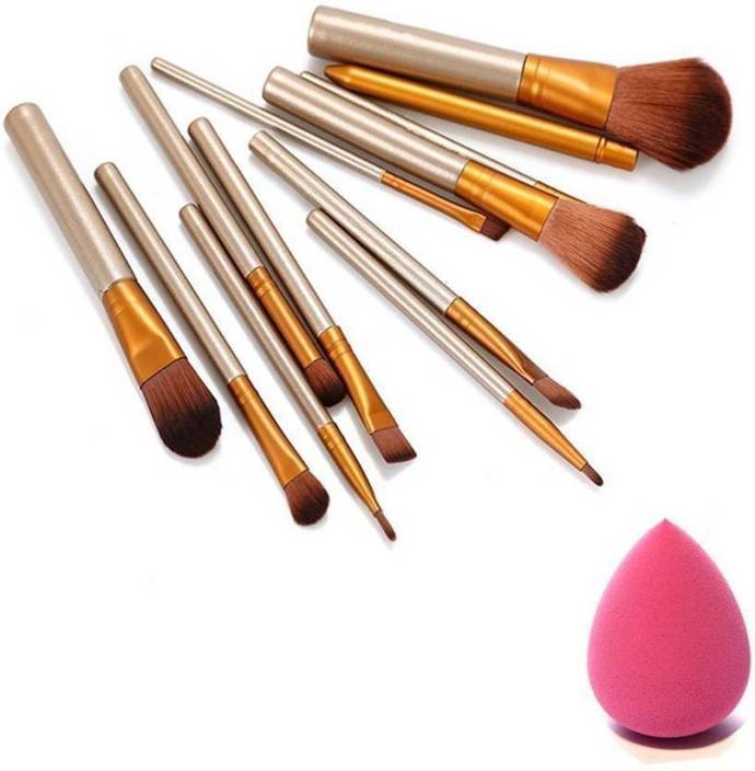 Skinplus Makeup Brushes Kit With Sponge Puff Price In India Buy