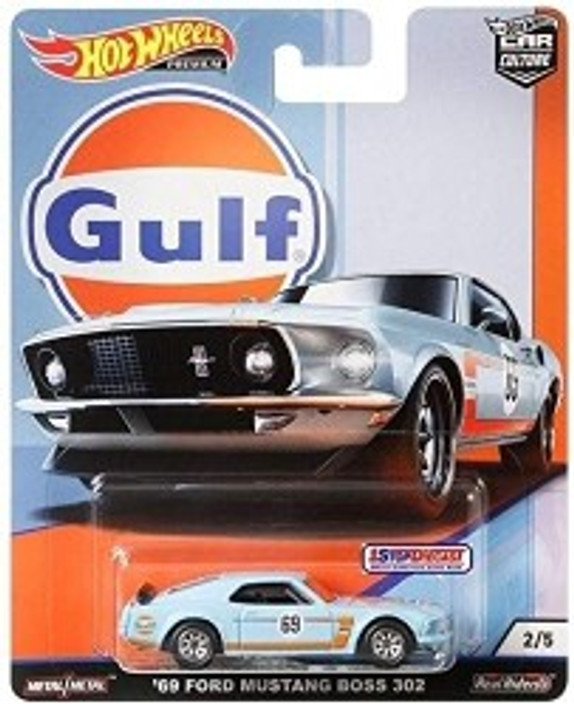 Mclaren F1 Gtr Gulf Oil Gas Car Culture Premium Hot Wheels Diecast