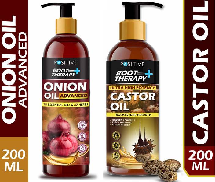 Positive Root Therapy Plus Advanced Red Onion Oil And Castor Oil