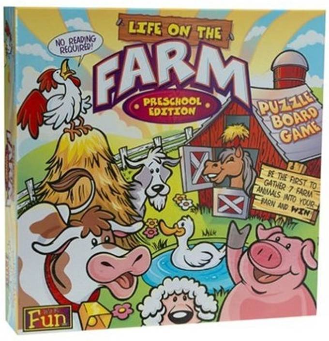 We R Fun Life On The Farm Preschool Edition Board Game Life On