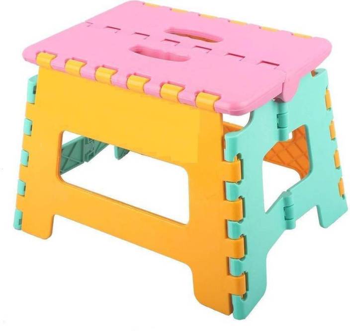 Fairlady Super Strong Folding Step Stool For Adults And Kids Red