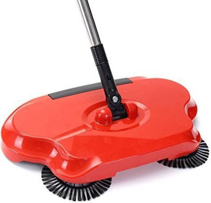 Gnany Household Hand Push Rotating Sweeping Broom Room Floor Dust