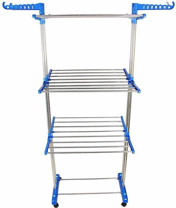 Waymore Waymore Heavy Duty Stainless Steel Double Pole Foldable
