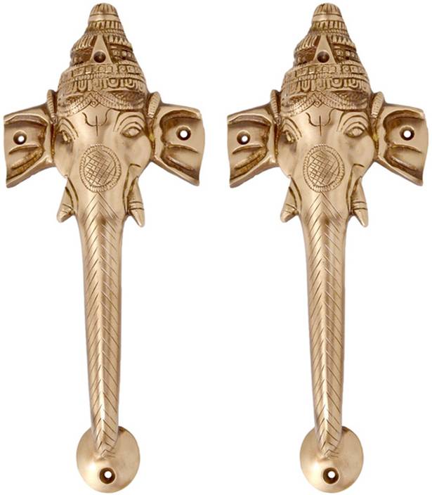 Aakrati Ganesha Handle In Antique Finish Brass Door Pull Price In
