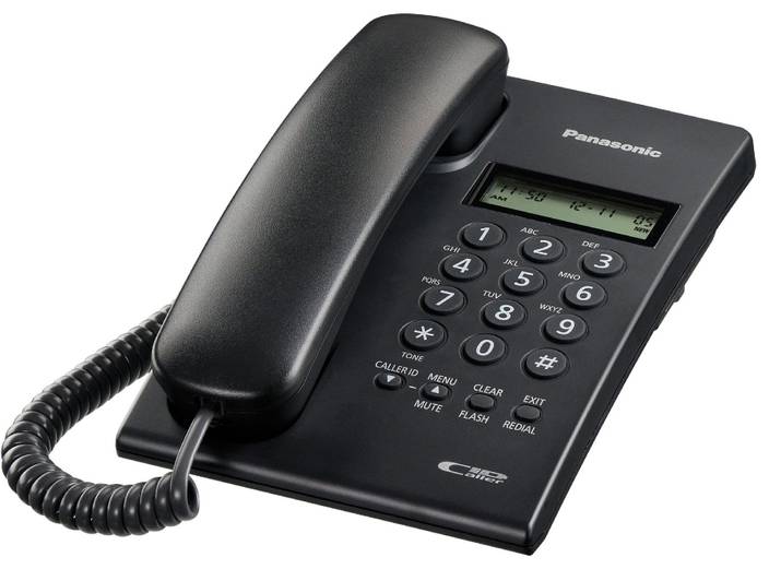 Panasonic KX-TSC60SXB Corded Landline Phone Price in India - Buy