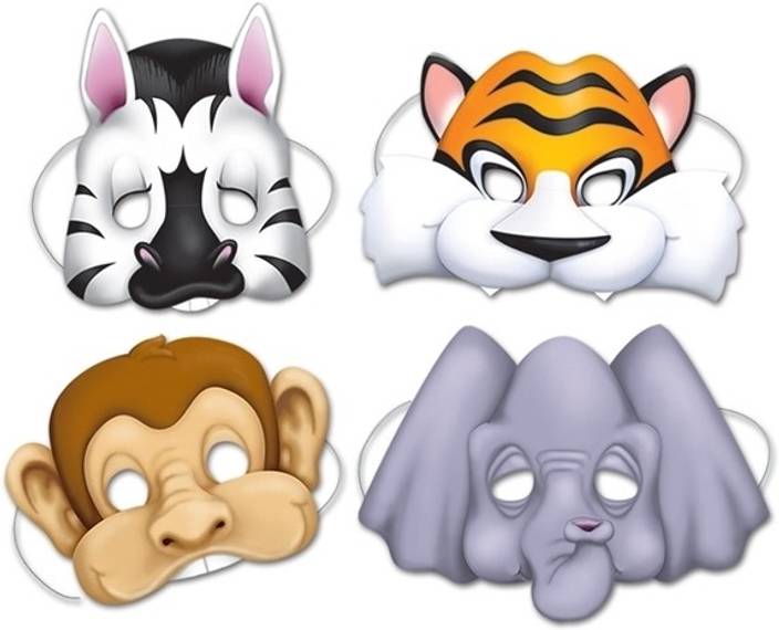 Beistle Jungle Party Animals Face Masks Party Mask Price in India Buy