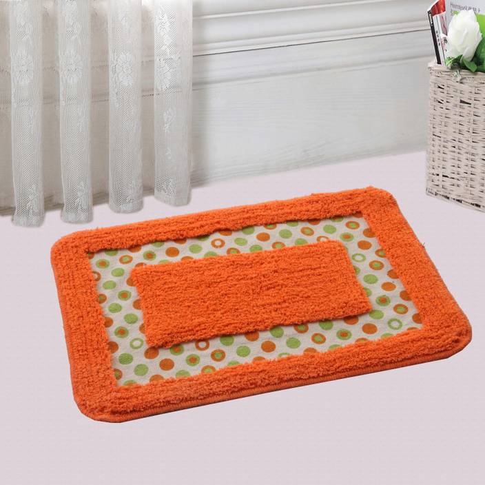 Saral Home Cotton Bath Mat Decorative Cotton Bathmat Buy Saral