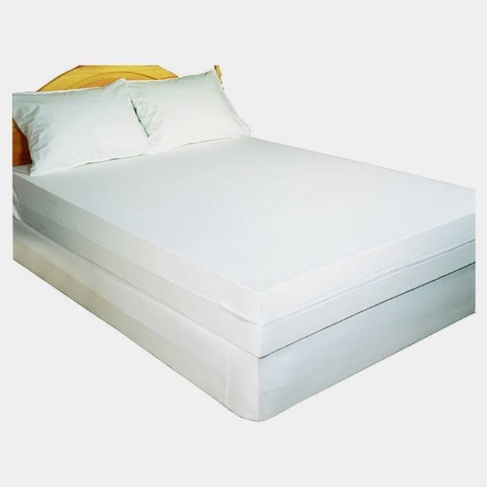Trance Home Linen Zippered Queen Size Waterproof Mattress Protector Trance Home Linen Zippered Queen Size Waterproof Mattress Protector White