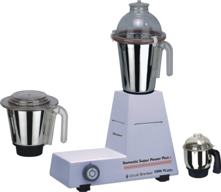 Sunmeet Domestic Plus 1000 Watts Heavy Duty W Mixer Grinder Sunmeet Domestic Plus 1000 Watts Heavy Duty W Mixer Grinder White 3 Jars