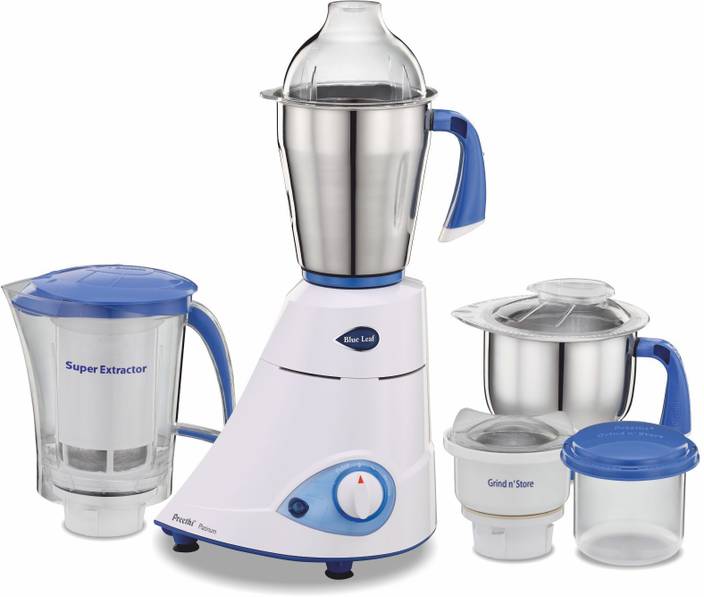 Preethi Blue Leaf Platinum 750 W Mixer Grinder Price in India Buy