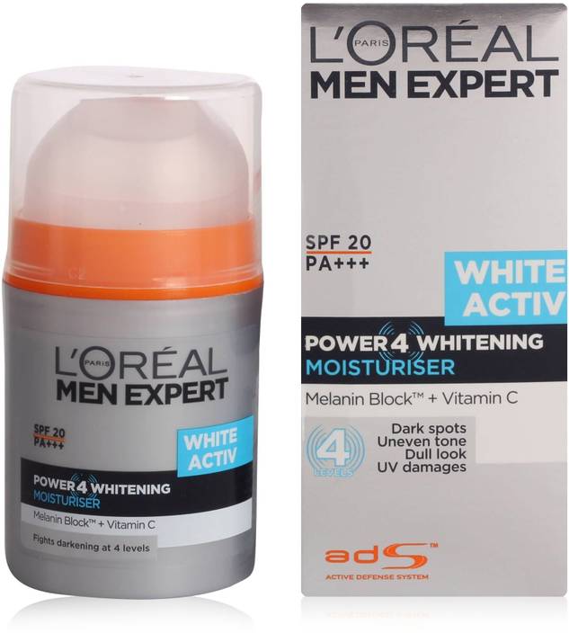 Loreal Men Expert White Activpower4 Whitening Moisturising Spf 20pa