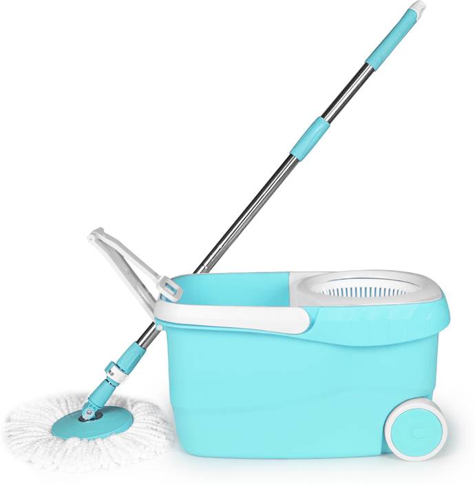 Wonder Magic Spin Mop with wheels Mop Set Price in India Buy Wonder