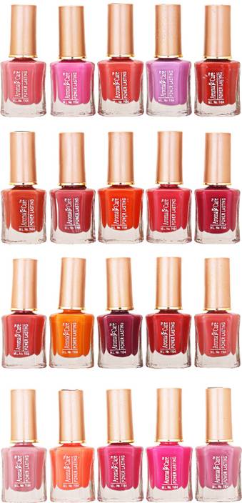 Aroma Care Whole Rate Nail Polish Set Of 20 Pcs Multicolor 30 Aroma Care Whole Rate Nail Polish Set Of 20 Pcs Multicolor 30 Light Pink