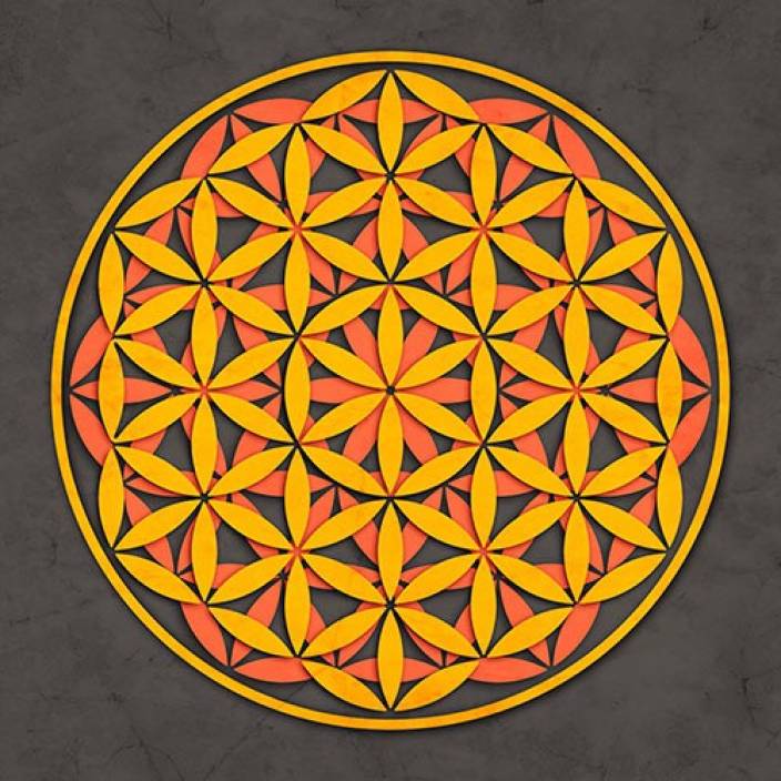 Sacred Geometry The Flower Of Life 10 Fine Art Print