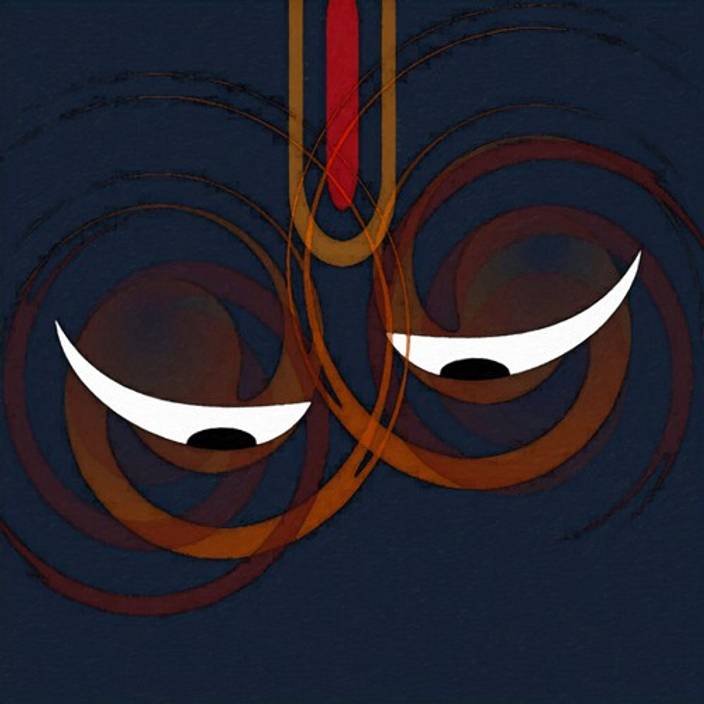 Sundanceart Shrinathji Eyes Abstract Canvas Digital Reprint