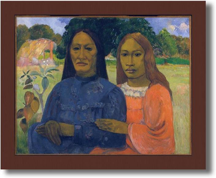 Postermart Paul Gauguin Two Women Digital Reprint 23 Inch