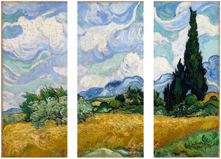 Tallenge Wheat Field With Cypresses By Vincent Van Gogh