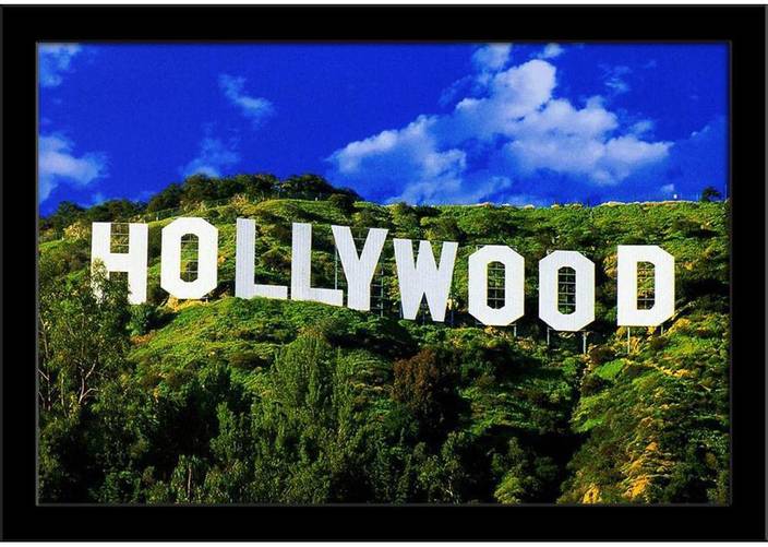 Artzfolio Hollywood Framed Art Print Digital Reprint 8 Inch