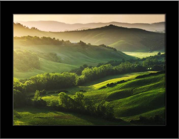 Artzfolio Landscape Of Tuscany Italy Framed Art Print