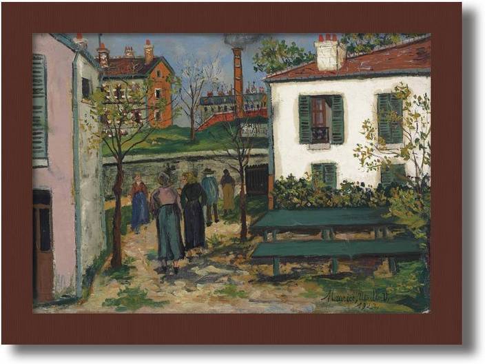 Postermart Maurice Utrillo Women And Fortification Digital