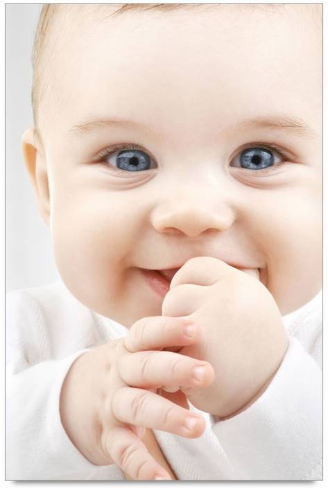 smiling baby boy laminated poster paper print art paintings