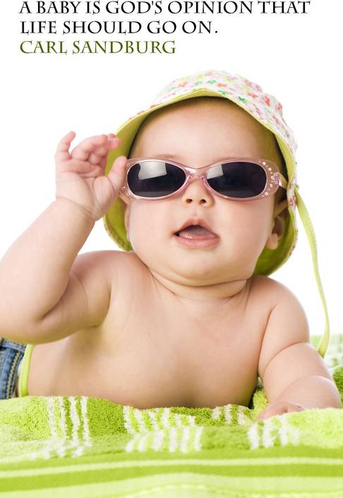 cute funny baby with