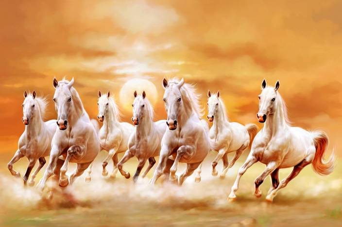 athah poster a12 running horses paper print paper print animals