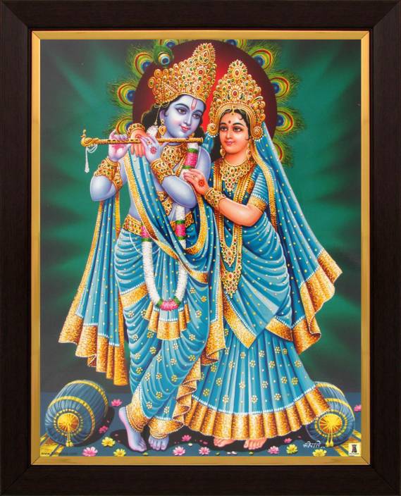 lord krishna radha krishna poster paper print art paintings