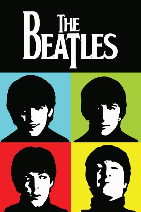 Posterskart The Beatles Pop Art Poster Paper Print - Music posters in ...