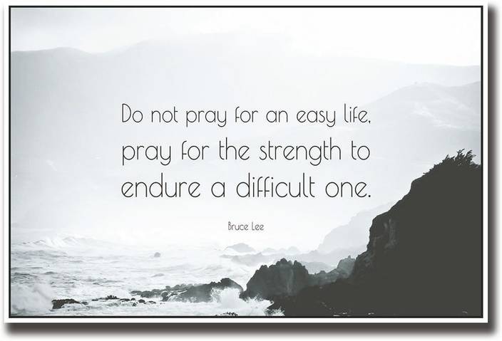 Bruce Lee Life Inspirational Quote Fine Art Print Quotes