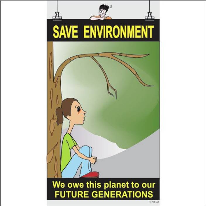 spooky poster save environment
