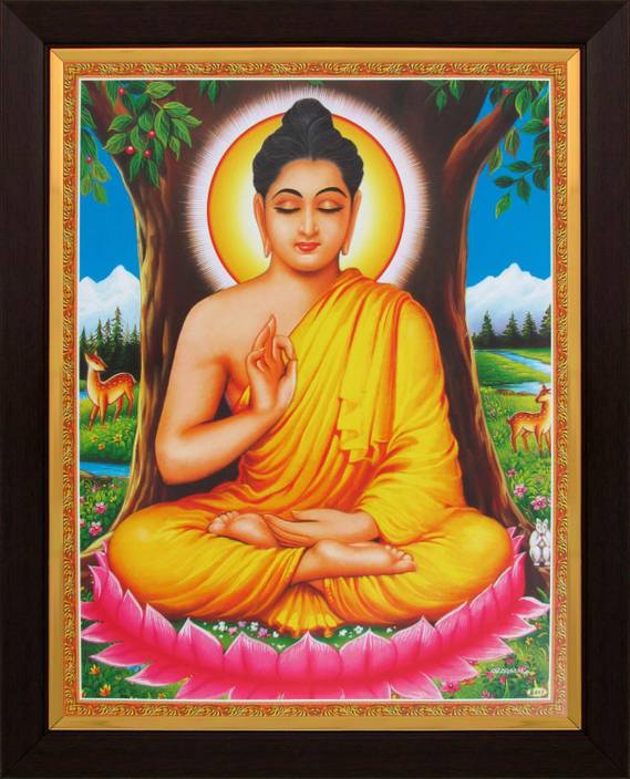 lord buddha gautam buddha poster paper print art paintings