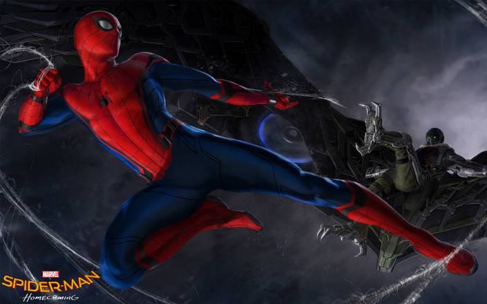 Spider Man Homecoming Concept On Fine Art Paper Hd Quality Wallpaper
